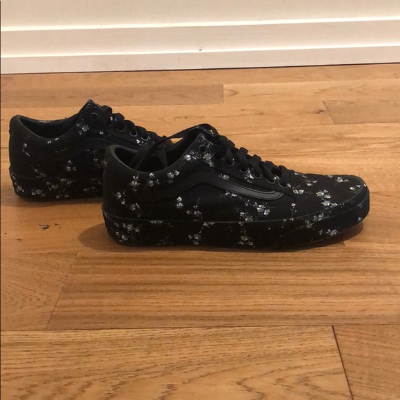 vans old skool midnight floral